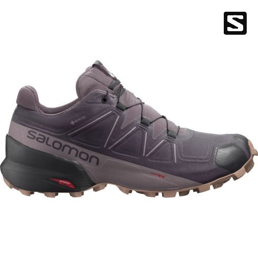 Brown Salomon Speedcross 5 GTX Women's Trail Running Shoes | PH 87962A